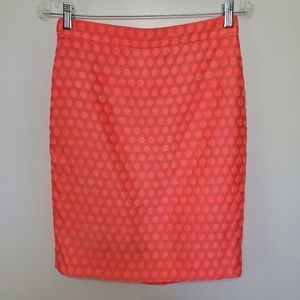 J.Crew The Pencil Skirt Neon Pink Size 0